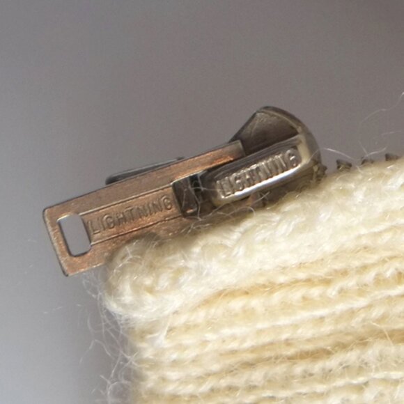 Vintage Caldwell unisex yellow wool cardigan - Picture 6 of 8